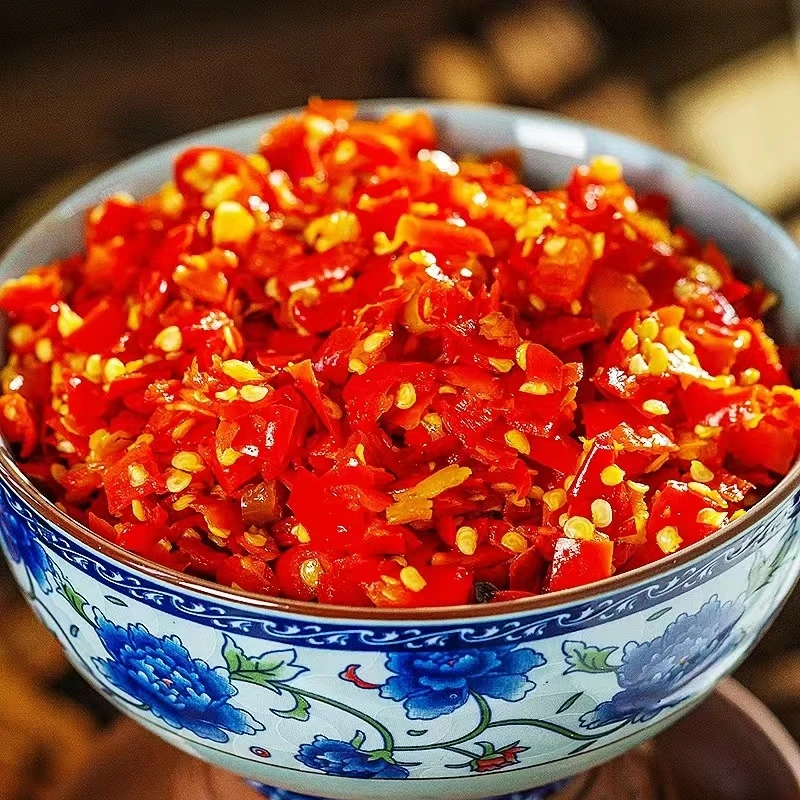 剁辣椒纯手工辣椒老坛辣酱