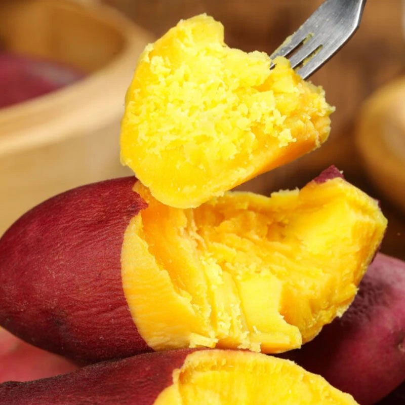 天目山小香薯金手指红薯黄心粉甜皮薄如纸沙地板栗地瓜番薯5/9斤