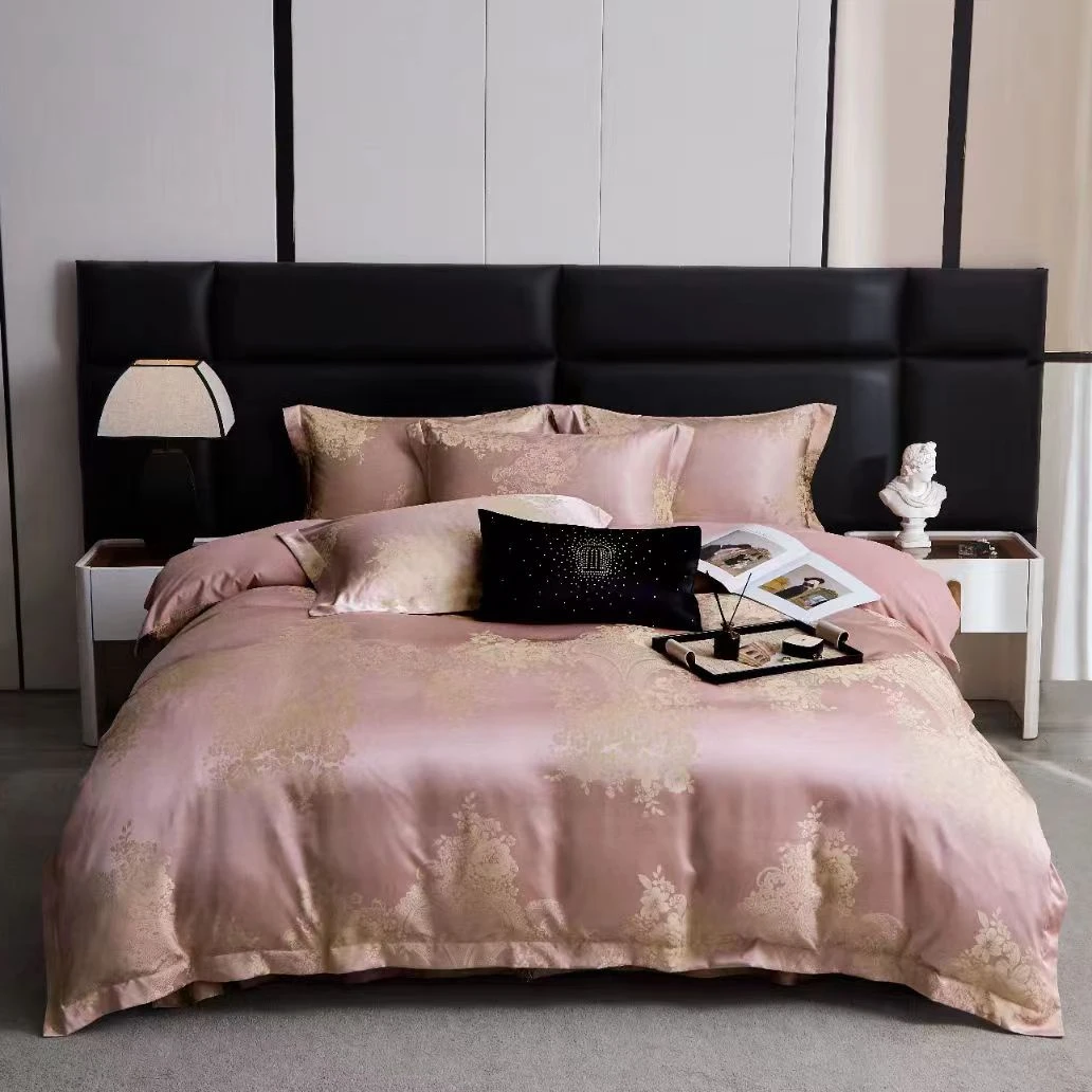 花开盛世-轻奢提花床上四件套春夏秋冬不滑床