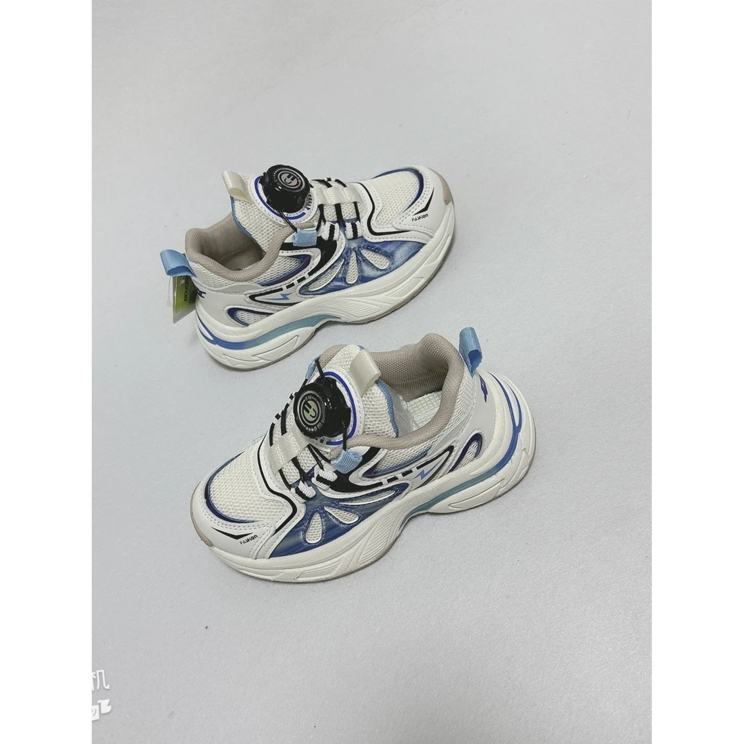 【三点冰晶】1535款女童男童时尚夏季潮鞋时尚百搭款网面ins潮