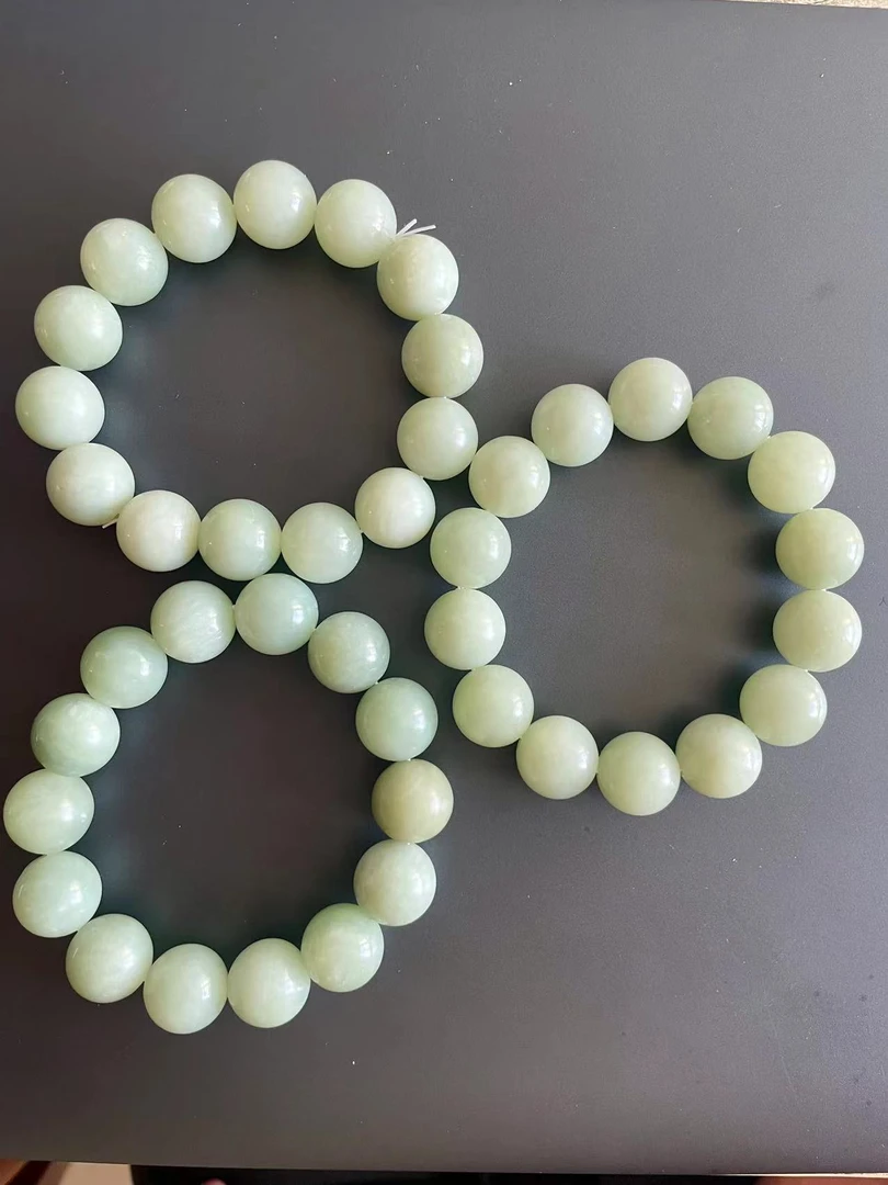 【唐总福利】纯天然玉石多样性发其一圆枣绿手串