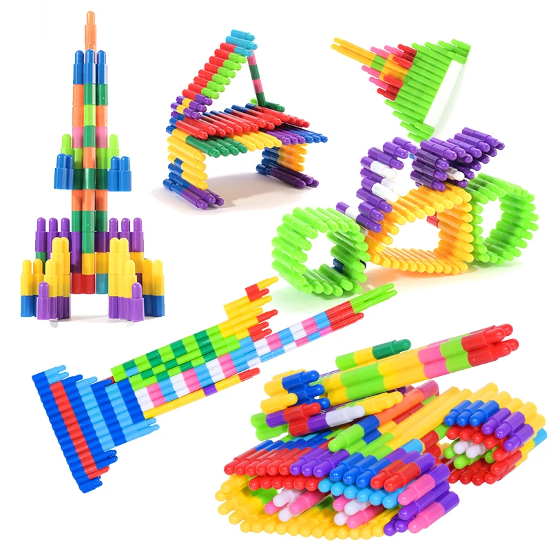 【艺铭优选】子弹头积木益智趣味拼装玩具早教启蒙幼儿园积木玩具