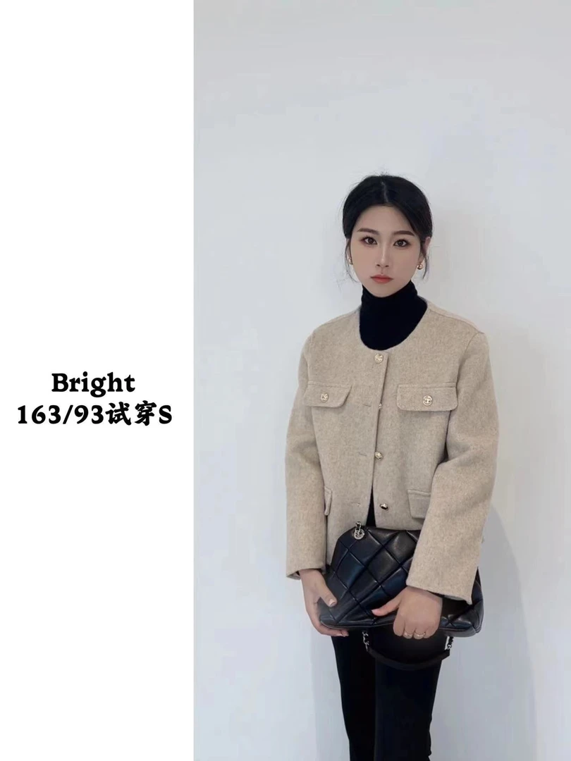 2024新款时尚轻奢设计师百搭韩版小香风外套M01新款