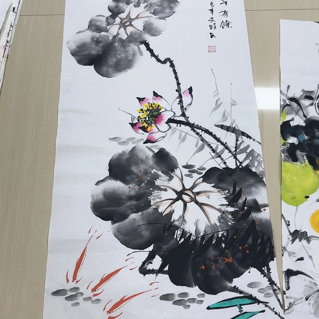 书法国画作品展。国画h