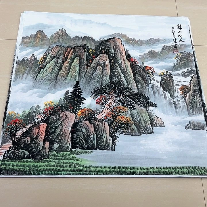 绘画国画作品欣赏。国画作品1