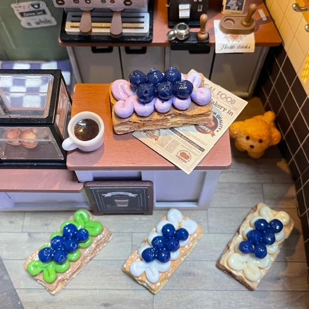 法式甜品《蓝莓拿破仑》 【喜乐定制】 Diy创意手工