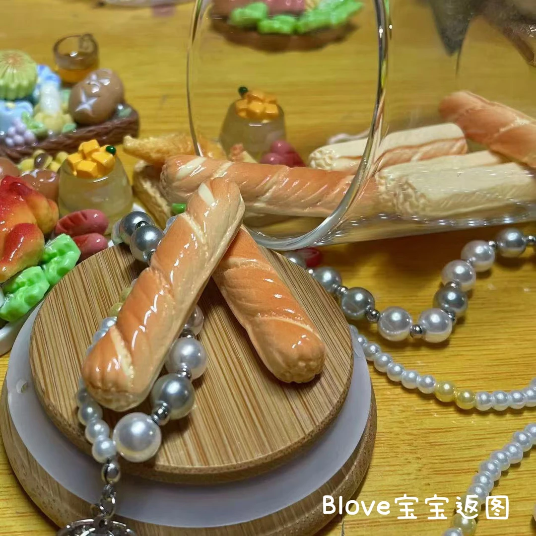 【喜乐定制】是牛奶面包棒啊！Diy创意手工食玩摆件配件