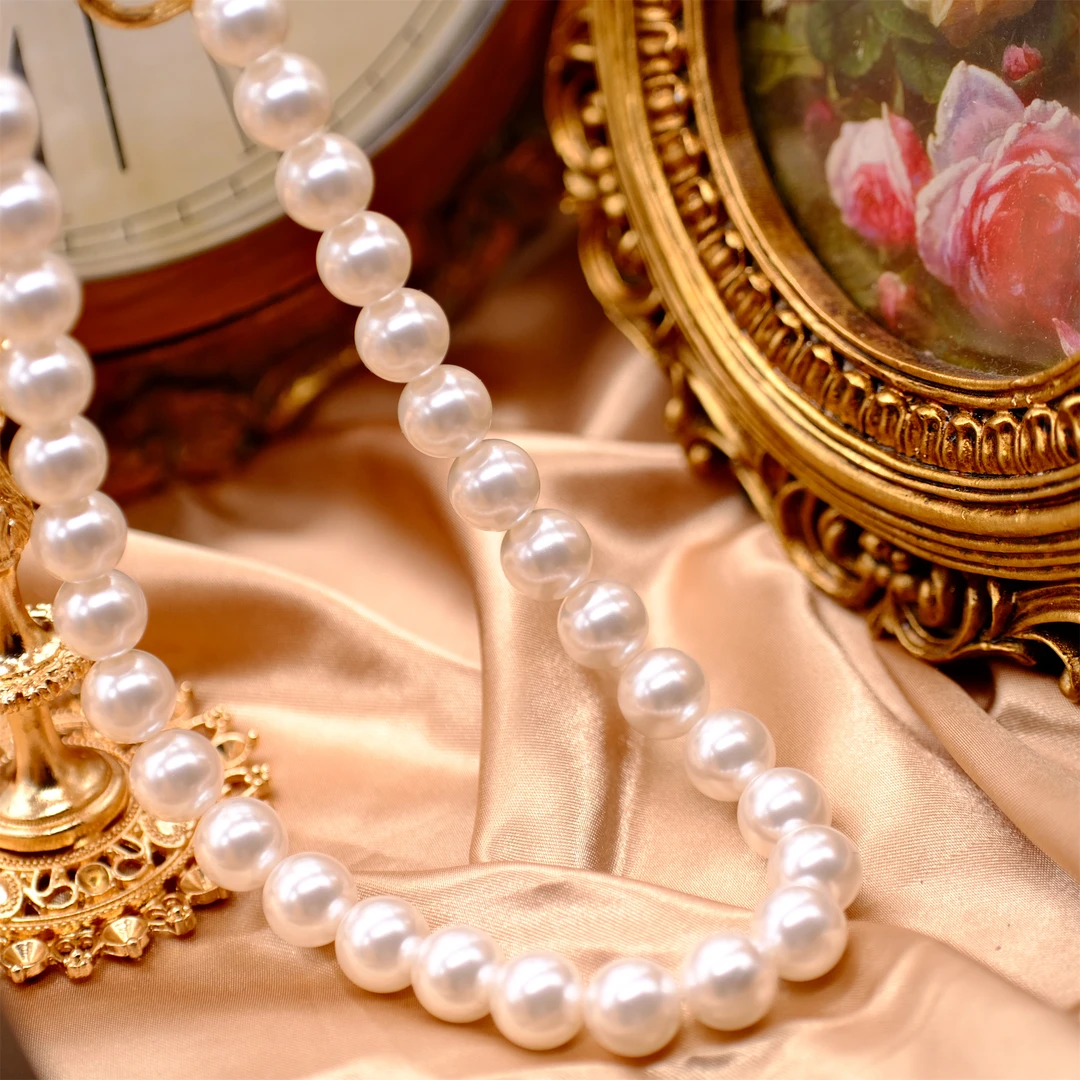 合金胸针 T2071【妮妮同款白色施华洛珠】镶嵌轻奢欧美时尚项链