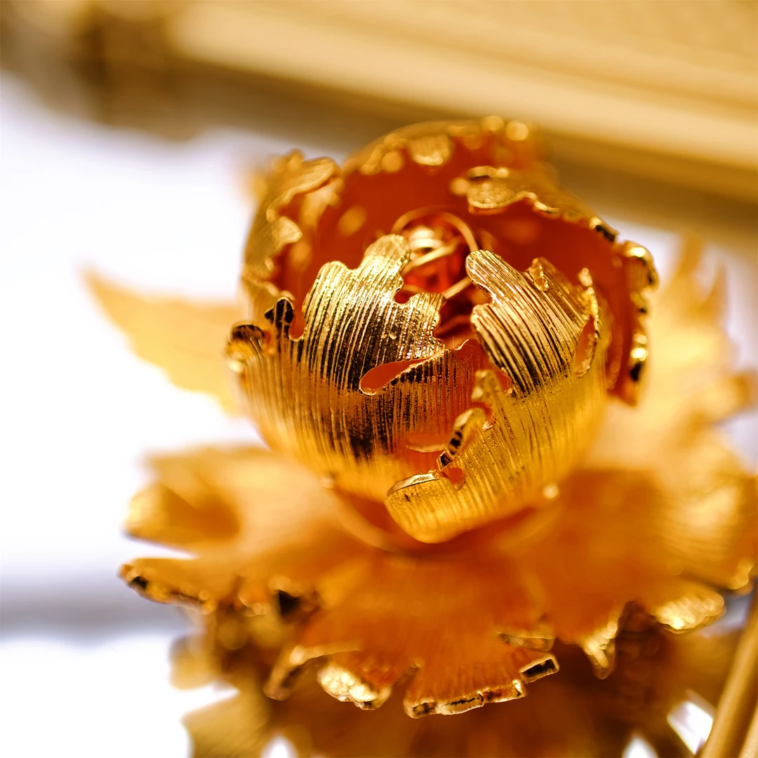 铜合金胸针 糖家【超美机械花】优雅炫彩时尚复古手工中古胸针