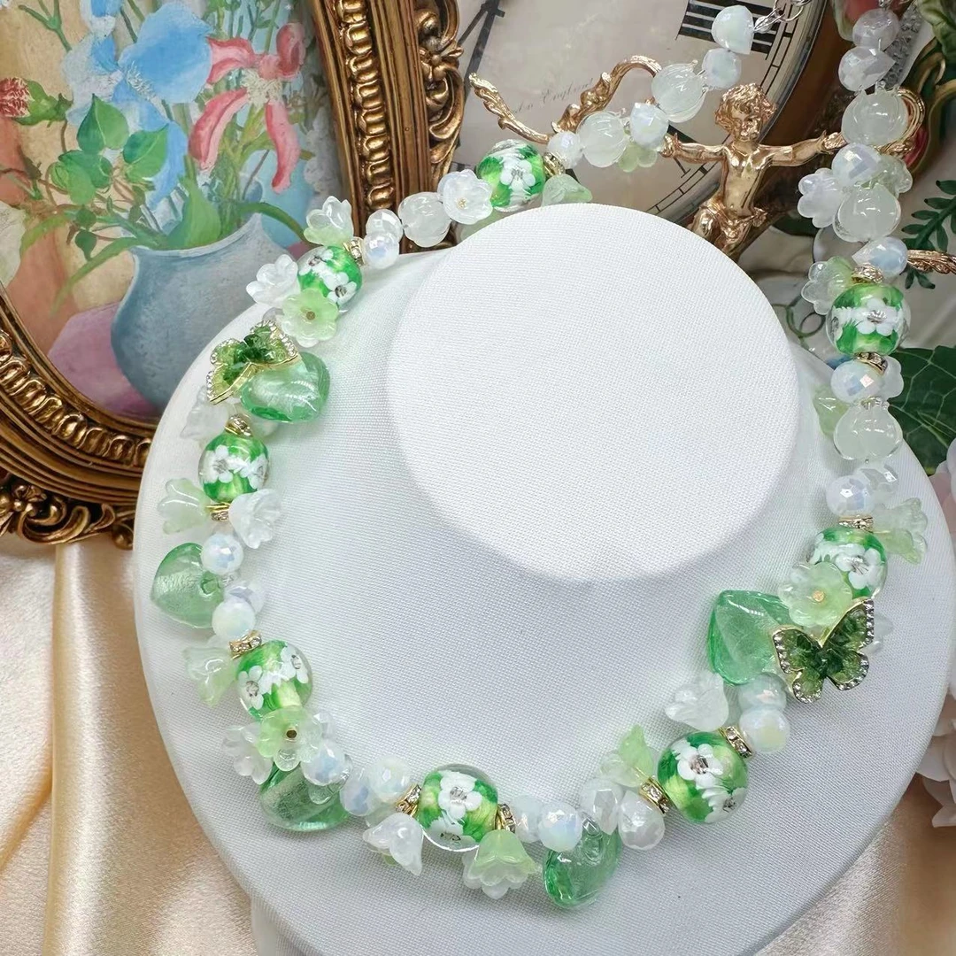 合金胸针 意式【花间蝶语】项链百搭