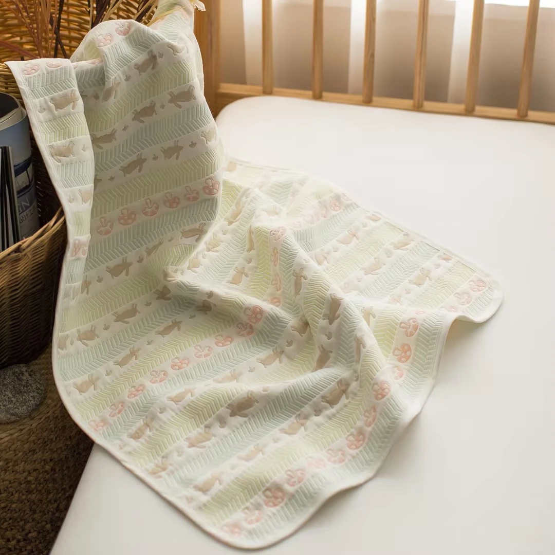 雅赞六层纱布软席 儿童床单幼儿园床尺寸