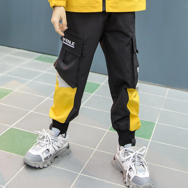 G101-300编码男童长袖上衣休闲女童裤子洋气宽松中大童春秋儿童