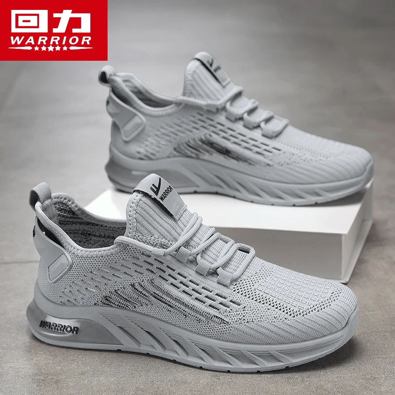 回力男鞋子冬季薄款飞织网面透气休闲跑步运动鞋软底轻便椰子潮鞋