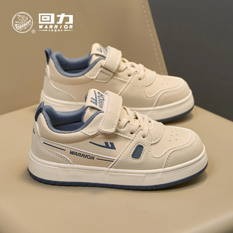 回力儿童鞋中大童板鞋2025春季新款魔术贴运动鞋学生休闲百搭潮鞋
