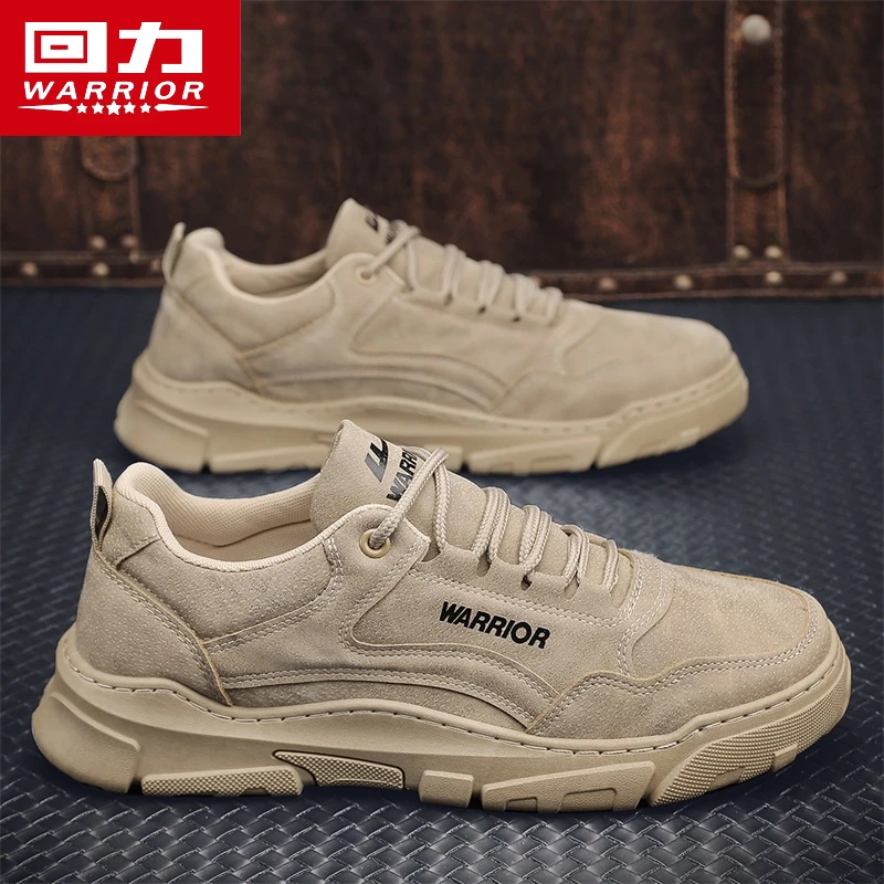 回力男鞋春季新款工地干活劳保耐磨马丁鞋户外休闲百搭工装登山鞋