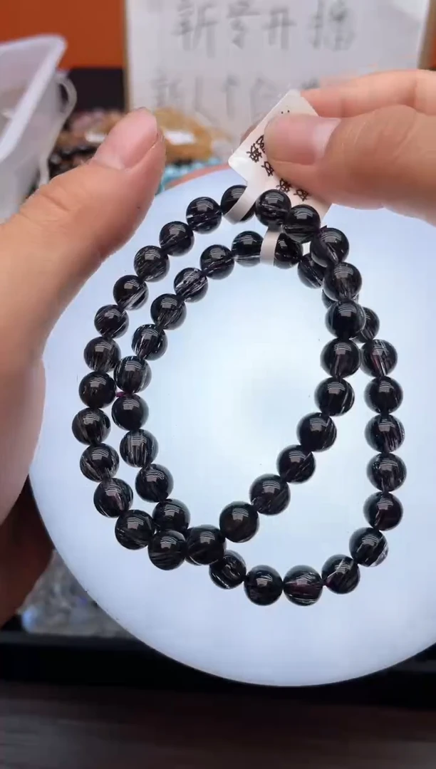 【闪购商品】水晶手链未镶嵌62 黑发 多样性发其一