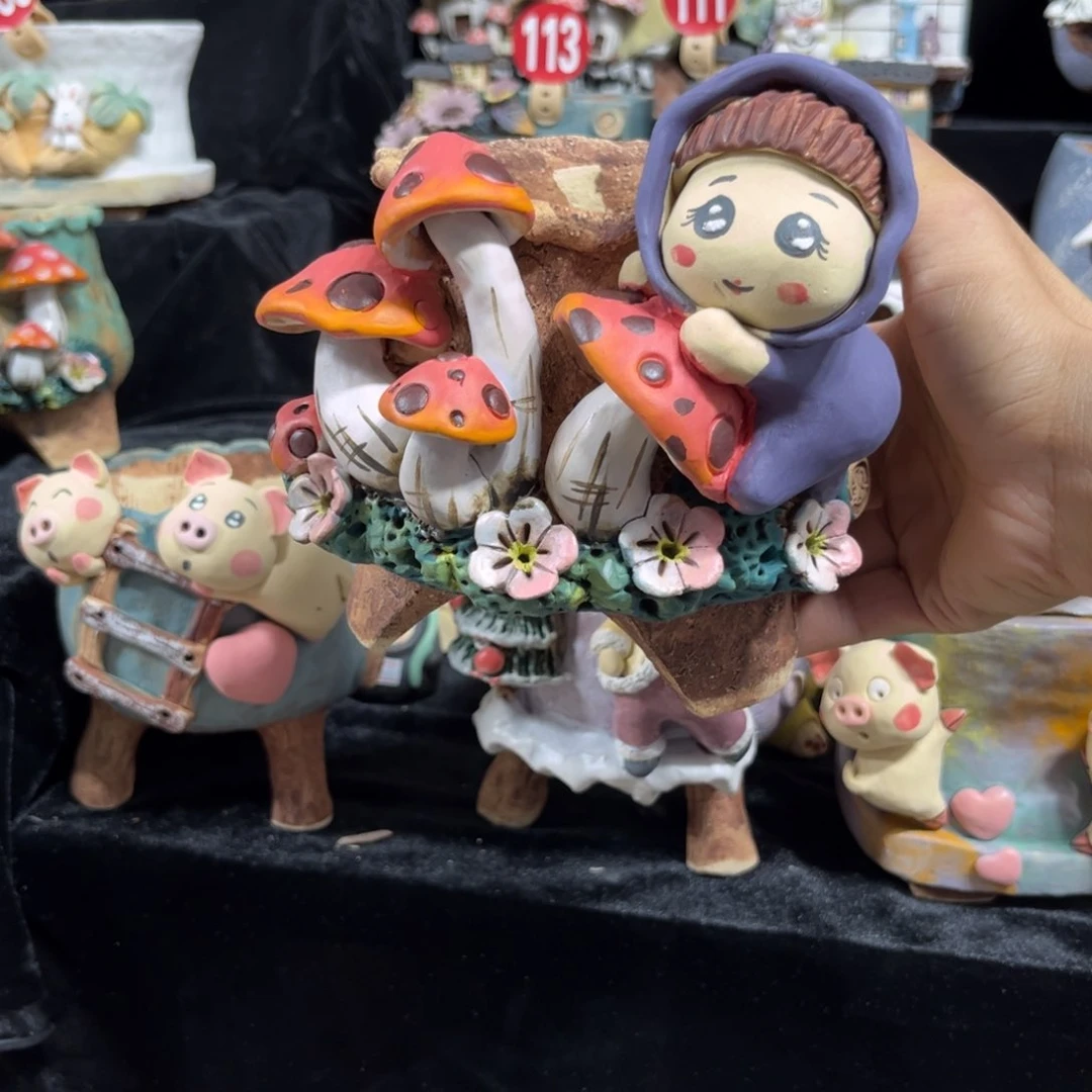 是***?白狐花器多肉花盆