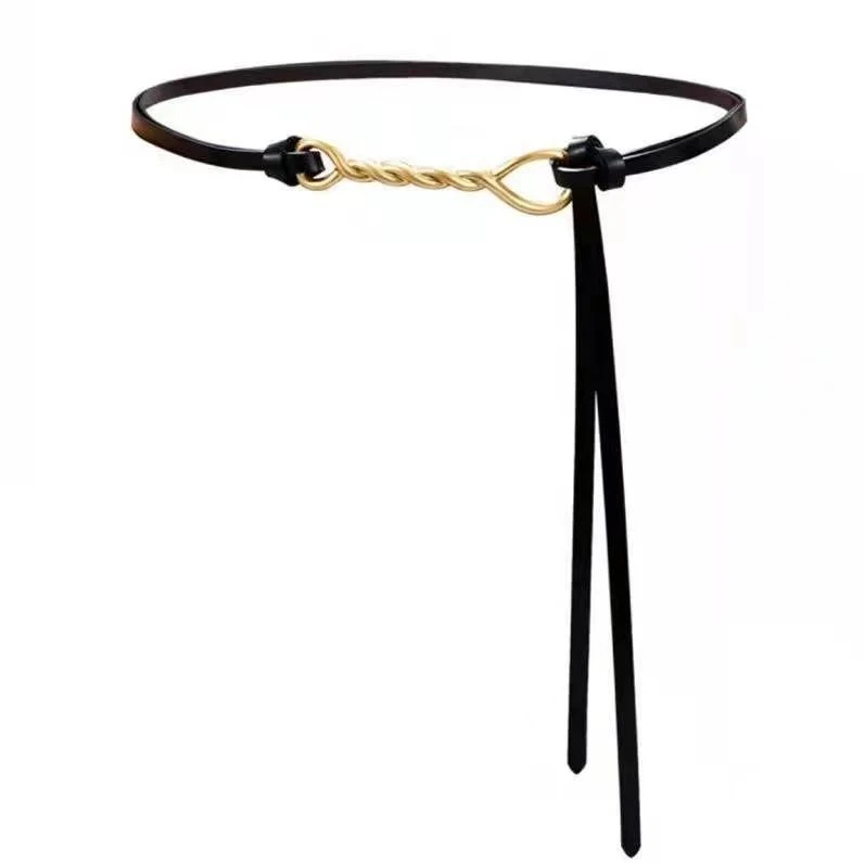 腰带女细装饰连衣裙子西装外套设计感收腰时尚百搭麻绳女士皮带新