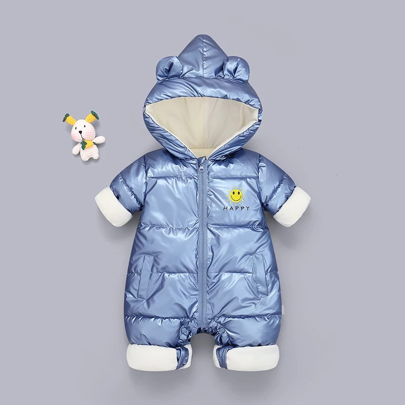 新生婴幼儿衣服冬季爬爬服宝宝洋气哈衣男女童连体衣套装外穿抱衣