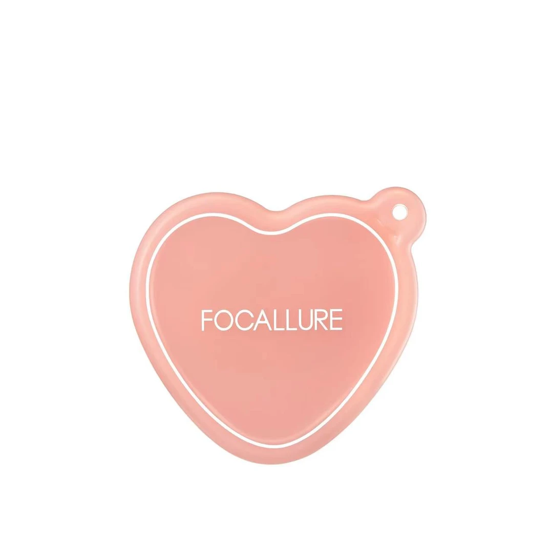 FOCALLURE菲鹿儿爱心补妆镜可爱粉色
