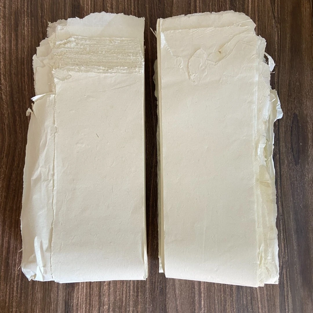 隆記號 安徽古法山麻宣纸纸边 20CM*115CM 4斤装250张左右毛边纸