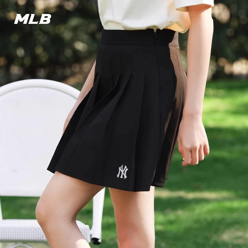 MLB【商场同款】儿童百褶裙夏季显瘦时尚梭织运动裙25夏新3FSKV0143