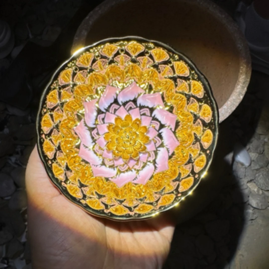 高端茶器 金色十里桃花 主人杯by122