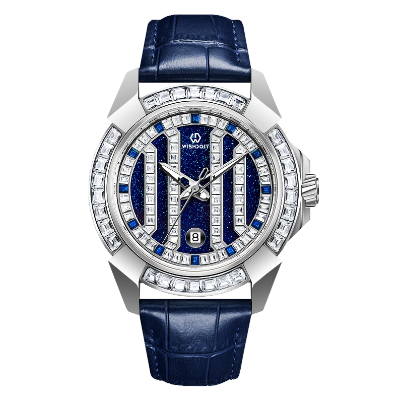 百达【PP联名款】璀璨星河系列男士镶钻手表机械防水腕表龙