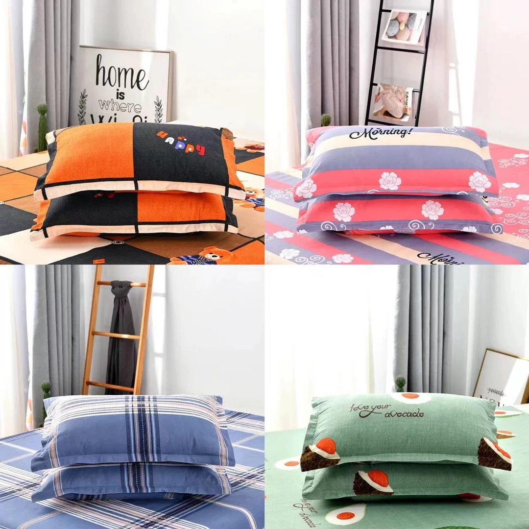 枕套一对花色随机