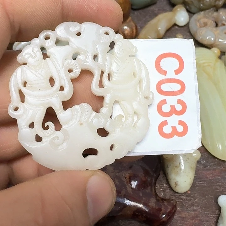 和田玉颈饰未镶嵌