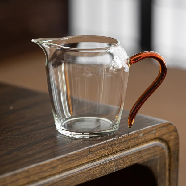 水滴日式公道杯茶具家用手工加厚防烫高档透明