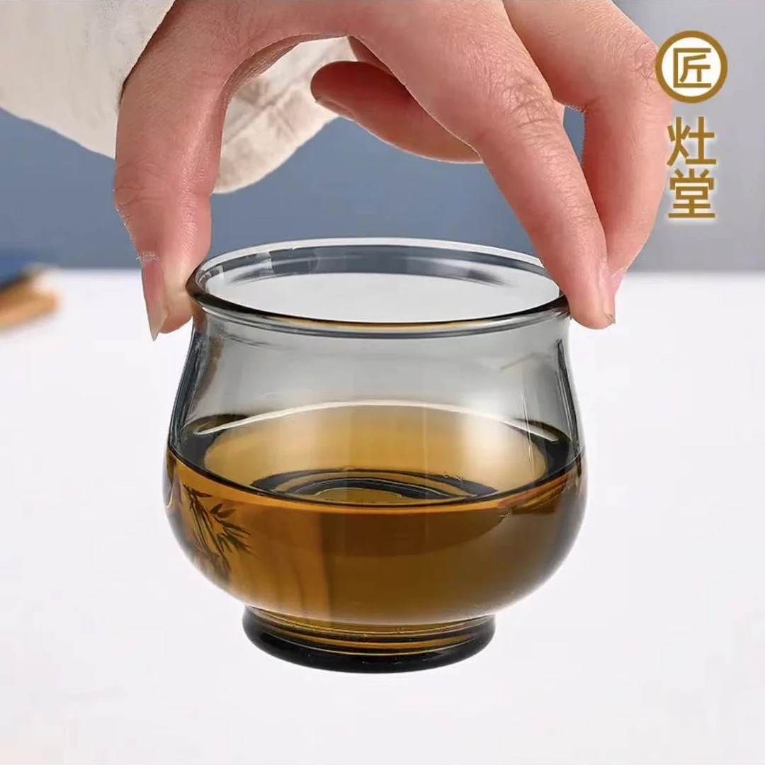 匠造堂耐热功夫主人杯玻璃茶杯个人专用单杯高档喝茶小杯品茗杯