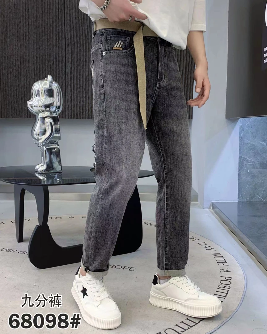 潮男诱惑男士休闲牛仔裤