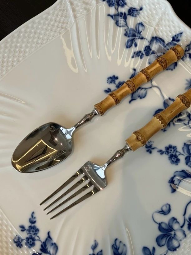 竹节小蛮腰不锈钢西餐牛排刀叉勺餐具