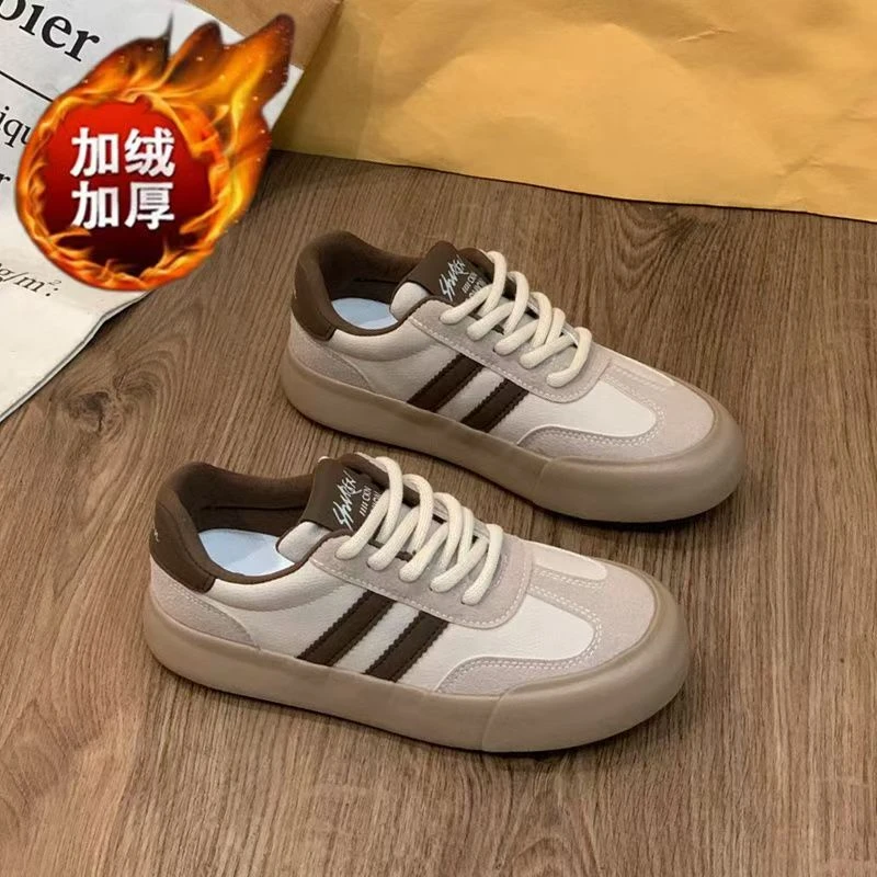 时尚ins软底秋冬平底低帮潮流百搭韩版休闲德训鞋&K1