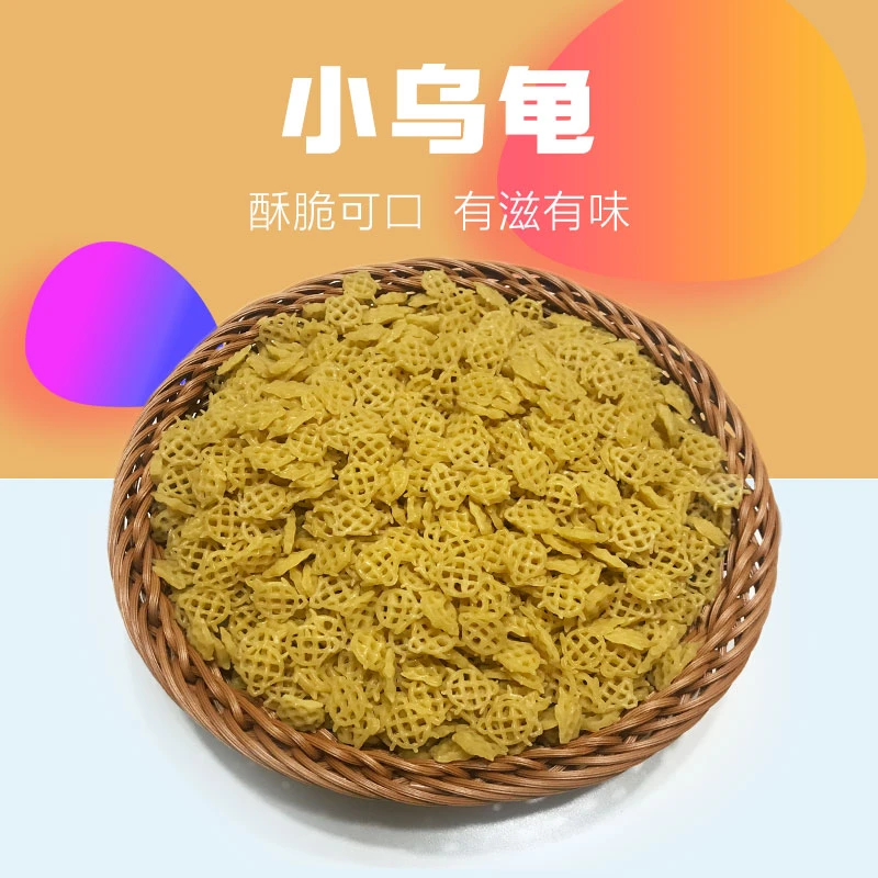 韩小欠虾片膨化小乌龟500g油炸休闲方便切片