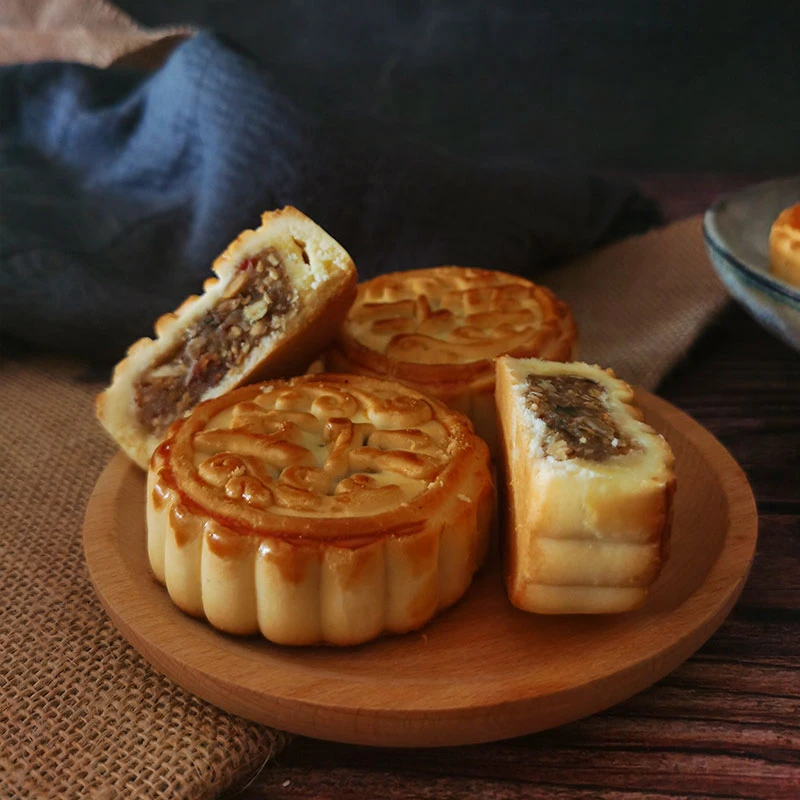 韩小欠月饼老式五仁月饼80g手工传统工艺中秋风味香酥传承味道