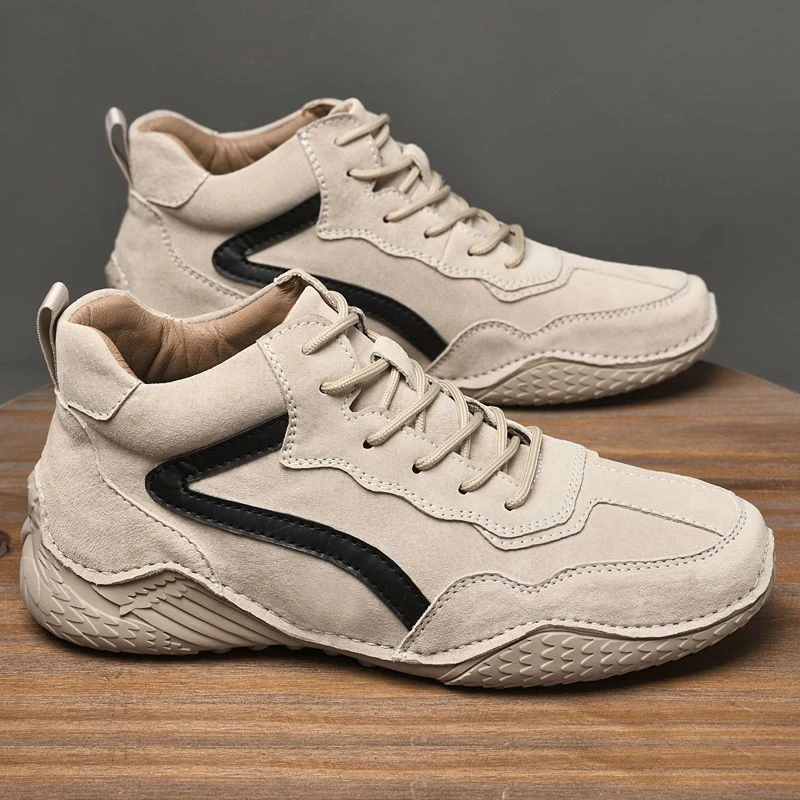 男士秋冬鞋潮流冬季鞋高帮鞋软底防滑运动休闲鞋加棉耐磨舒适潮鞋