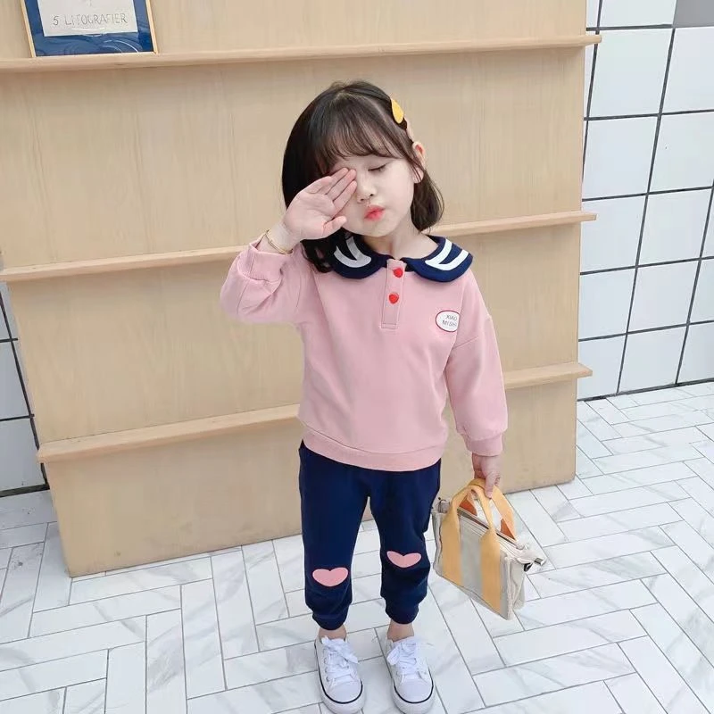 巴娜拉宝宝套装洋气春装婴儿幼儿衣服春秋1一6岁2小童装3儿童女AV