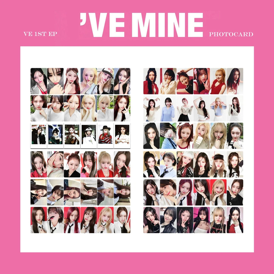 IVE 专辑1st EP I'VE MINE特典卡合集张元英金秋天安宥真小卡卡片