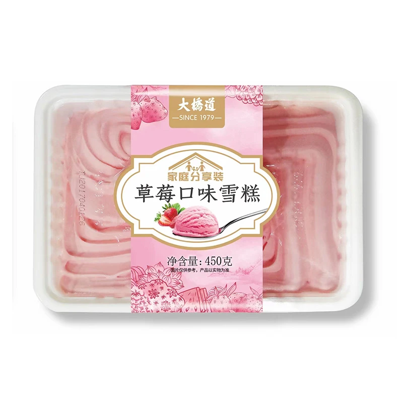 大桥道家庭分享装草莓口味雪糕 450克