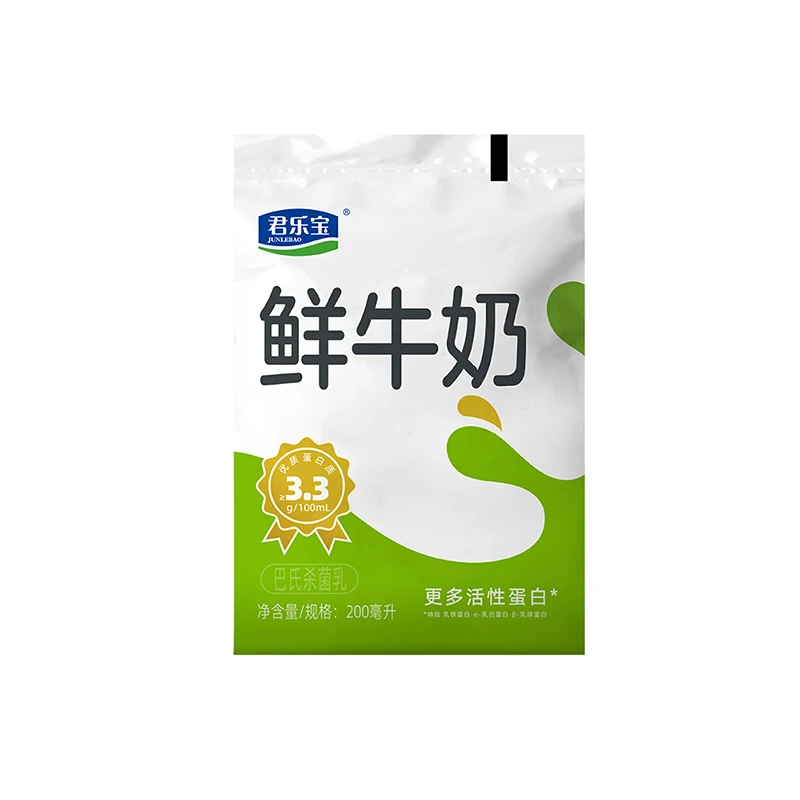 君乐宝鲜牛奶巴氏杀菌乳 200毫升