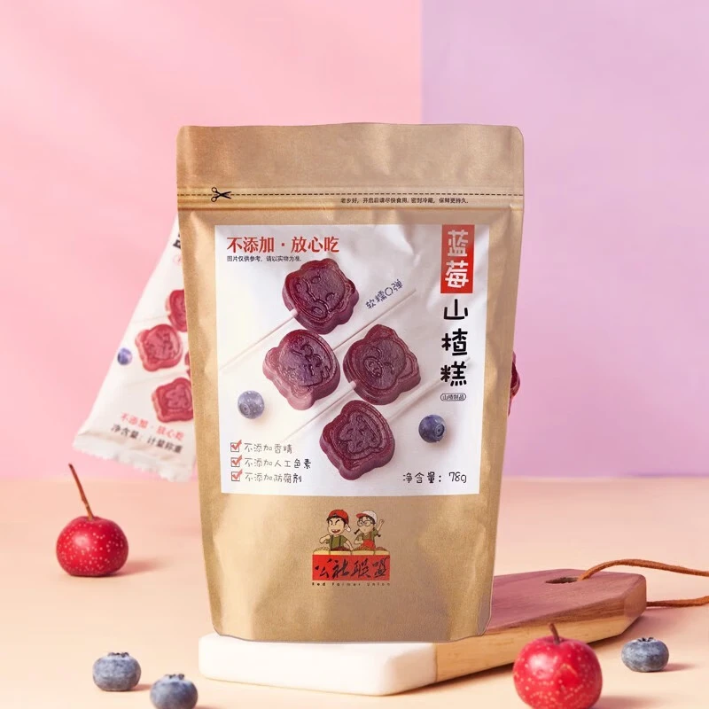 公社联盟蓝莓山楂糕 78克