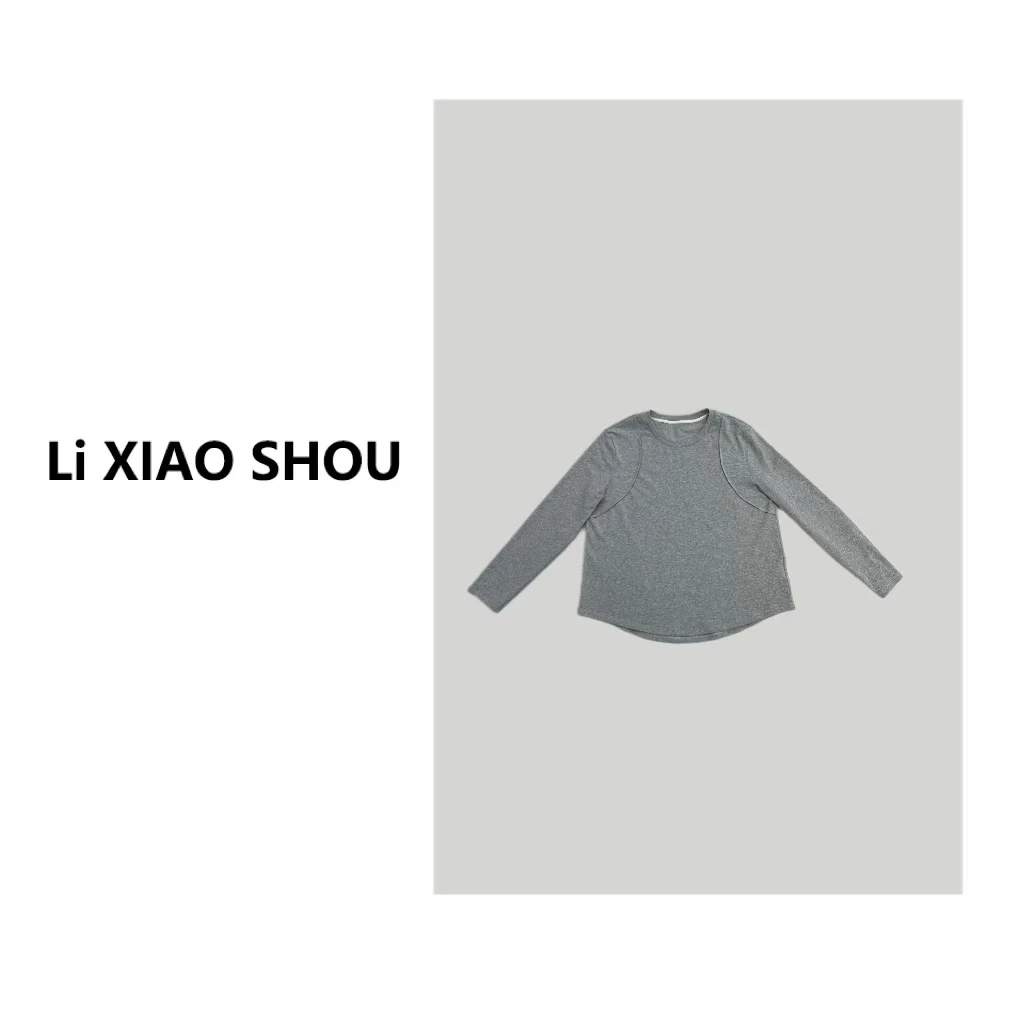 李小瘦大码女装【加倍微暖】新款休闲百搭舒适亲肤磨毛修身1611D