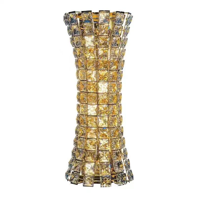 轻奢水晶壁灯现代简约设计师创意奢华别墅客厅背景墙灯卧室床头灯