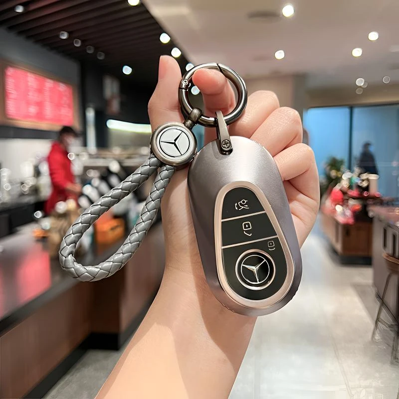2024款奔驰E300L钥匙套24新C级C260L车c200l男士E级E260L高档扣壳