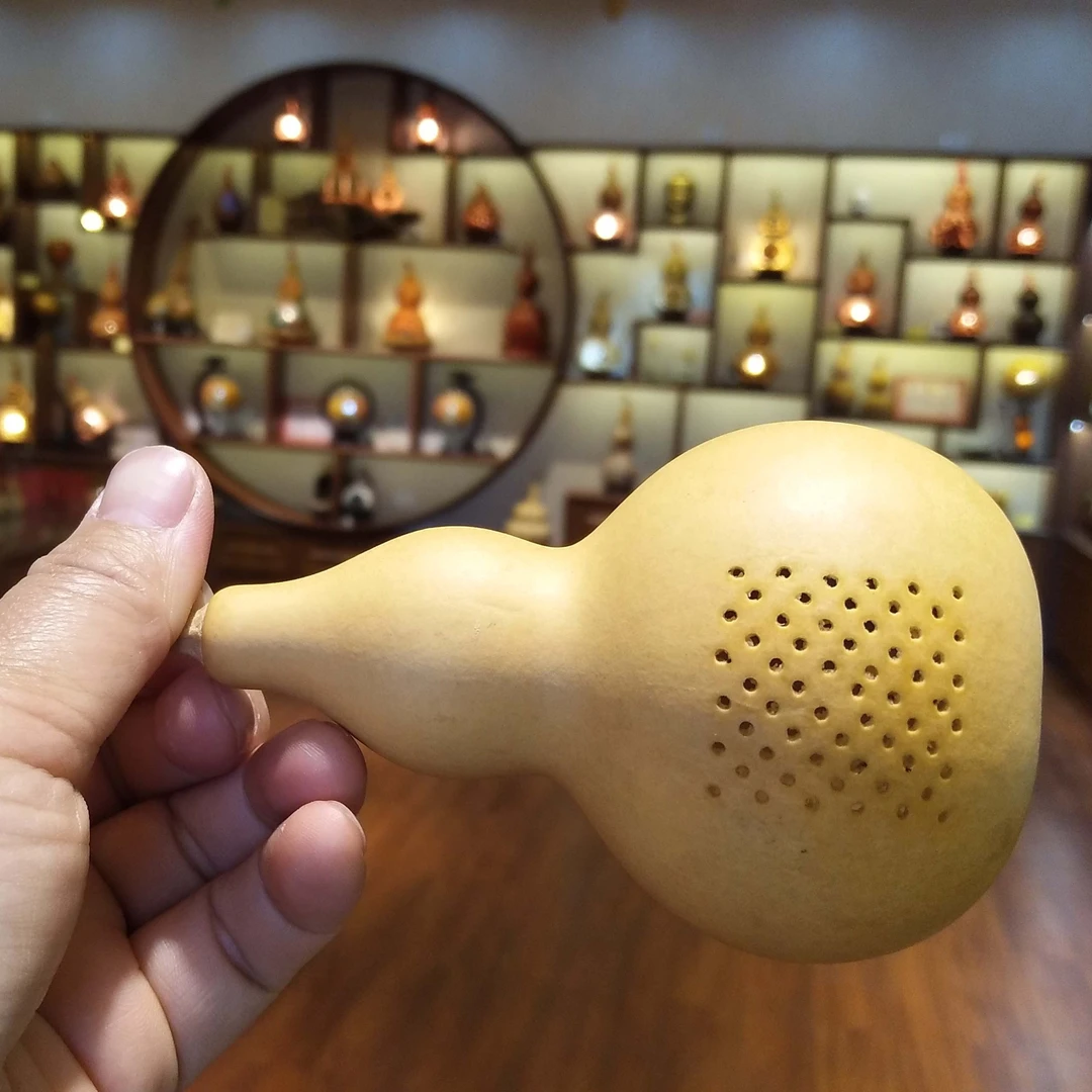 洽川葫芦天然葫芦手工创意制作过滤茶道茶漏复古家用纯手工茶具