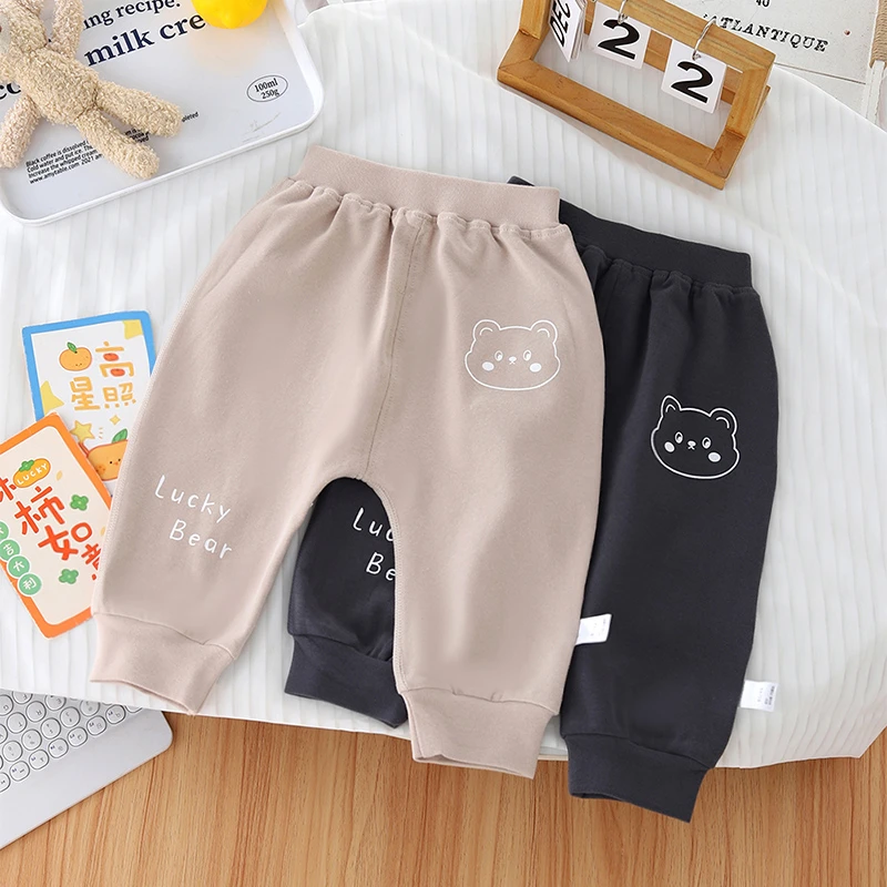 婴儿裤子春秋季外穿男童女宝宝大PP屁屁裤一岁婴幼儿秋装休闲长裤