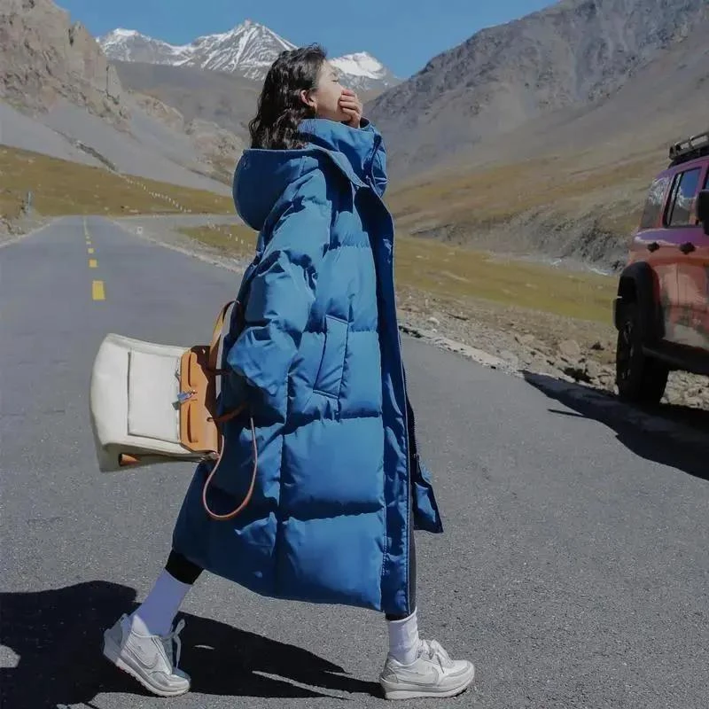 波司断码2023年新款羽绒羽绒服女长款过膝今年爆款炸街羽绒服衣冬