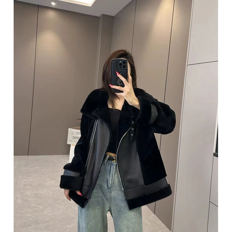 【所姿】新款时尚机车休闲气质女士外套SZ-23108